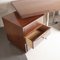 Wooden Desk with Metal Structure and Handable Drawers, 1960s 9