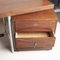 Schreibtisch aus Holz mit Metallgestell und handlichen Schubladen, 1960er 11