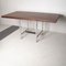 Wooden Desk with Metal Structure and Handable Drawers, 1960s, Image 7