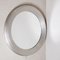 Round Mirror with Satin Aluminum Frame by Sergio Mazza for Artemide, 1960s, Image 4