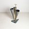 Worked Metal Stand Holder with Marble Base and Brass Structure, 1950s, Image 2