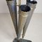 Worked Metal Stand Holder with Marble Base and Brass Structure, 1950s, Image 4