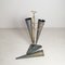 Worked Metal Stand Holder with Marble Base and Brass Structure, 1950s, Image 3