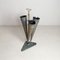 Worked Metal Stand Holder with Marble Base and Brass Structure, 1950s, Image 5