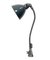 Industrial Grey Enamel Gooseneck Desk Lamp from Siemens, 1950s, Image 1