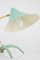 Turquoise Table Lamp with Copper Parts from Stilnovo, 1960s 6