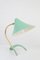 Turquoise Table Lamp with Copper Parts from Stilnovo, 1960s, Image 7