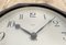 Horloge Murale Industrielle en Bakélite Marron de Smith Electric, 1950s 14