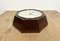 Horloge Murale Industrielle en Bakélite Marron de Smith Electric, 1950s 13