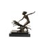 Josef Lorenzl, Art Deco Female Nude with Dogs, 1920s, Bronze on Marble Base 9