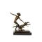 Josef Lorenzl, Art Deco Female Nude with Dogs, 1920s, Bronze on Marble Base, Image 2