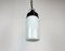 Lámpara colgante industrial de baquelita con vidrio lechoso, años 70, Imagen 5