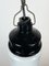 Industrial Bakelite Pendant Light with Milk Glass, 1970s 7