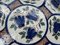 18th Century Polychrome Earthenware Plates from Royal Delft, Set of 2 2