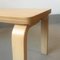 Vintage Scandinavian Side Table in the Style of Alvar Aalto 7