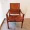 Vintage Safari Chair in Cognac Leather 2