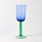 Vintage Scandinavian Wine Glasses in Blue and Green, 1980s, Set of 5, Image 2