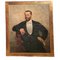 Portrait de Gentleman, 1800s, Huile sur Toile, Encadrée 1