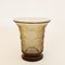 Art Deco Vase aus Rauchglas von Verlys, Frankreich, 1970er 4
