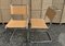 B33 Tubular Chrome Cantilever Dining Chairs with Leather Seats by Marcel Breuer for Thonet, Set of 2 6
