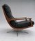 Leather Armchair with Ottoman by Eugen Schmidt, 1960s, Set of 2 5