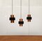 Mid-Century Triple Copper Pendant, 1960s, Image 1