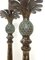 Vintage Palm Tree Table Lamps in Painted Metal, 1970s, Set of 2 3