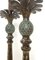 Vintage Palm Tree Table Lamps in Painted Metal, 1970s, Set of 2, Image 3