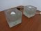 Glass Cube Table Lamps from Peill & Putzler, 1970s, Set of 2 7