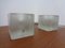 Glass Cube Table Lamps from Peill & Putzler, 1970s, Set of 2 9