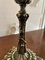 Antique Regency Ornate Brass Candleholders, 1825, Set of 2 5