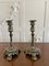 Antique Regency Ornate Brass Candleholders, 1825, Set of 2 1