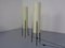 Lampade da terra Rocket tripodi in fibra di vetro e acciaio, anni '60, set di 2, Immagine 4