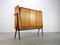 Modernist Belgian Highboard with Decorative Compass Legs, 1950s, Image 5
