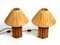 Tischlampen aus Teak von Temde, 1960er, 2er Set 2