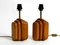 Tischlampen aus Teak von Temde, 1960er, 2er Set 10