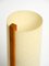 Lampada da tavolo grande minimalista in teak con paralume Lunopal di Domus, anni '80, Immagine 12