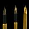 14 Karat Gold Pens from Dunhill, Germany, 1980s, Set of 3 4