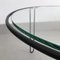 Vintage Round Wire Nesting Tables in Metal and Glass, Set of 3 3