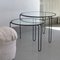 Vintage Round Wire Nesting Tables in Metal and Glass, Set of 3, Image 6