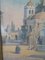Carré avec Mosquée et Personnages, 1800s, Gouache & Aquarelle sur Papier 9