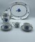 Blue Porcelain Coffee Service from Herend, Hungary, Set of 7 6
