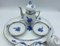 Blue Porcelain Coffee Service from Herend, Hungary, Set of 7 4