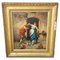 After Giuseppe Guzzardi, Figures, 1800s, Oil Painting, Framed, Image 1