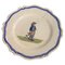 Antique French Moustier Faïence Plate, 1800s 1
