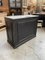 Vintage Store Counter in Black Patina, 1930s 2