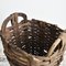 Vintage Portuguese Grape Harvest Log D Basket, 1950s 5