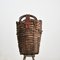 Vintage Portuguese Grape Harvest Log D Basket, 1950s 2