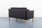 Black Leather 2-Seater Sofa from Mogens Hansen, Denmark 7