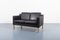 Black Leather 2-Seater Sofa from Mogens Hansen, Denmark, Image 1